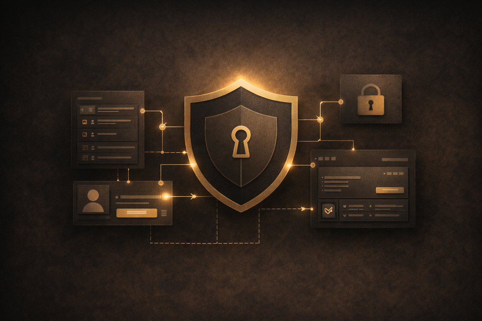 Illustration sobre de protection des données et de conformité RGPD